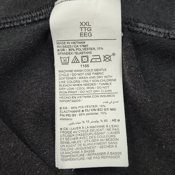 Old Navy Crossfront Crop Leggings Womens XXL Black Cloudcomfy 2XL High Rise W12X - Picture 4 of 7